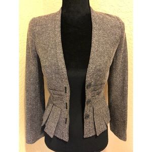 Vintage Chevron Pattern Blazer